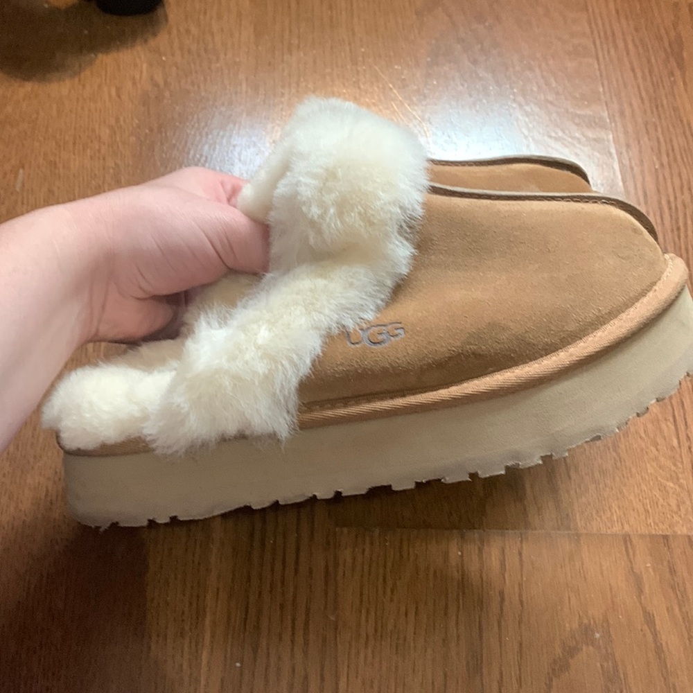Ugg platform slippers